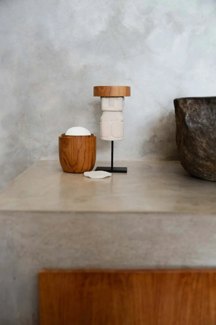 Beeld Geistel Naturel H17 cm - Afbeelding 3
