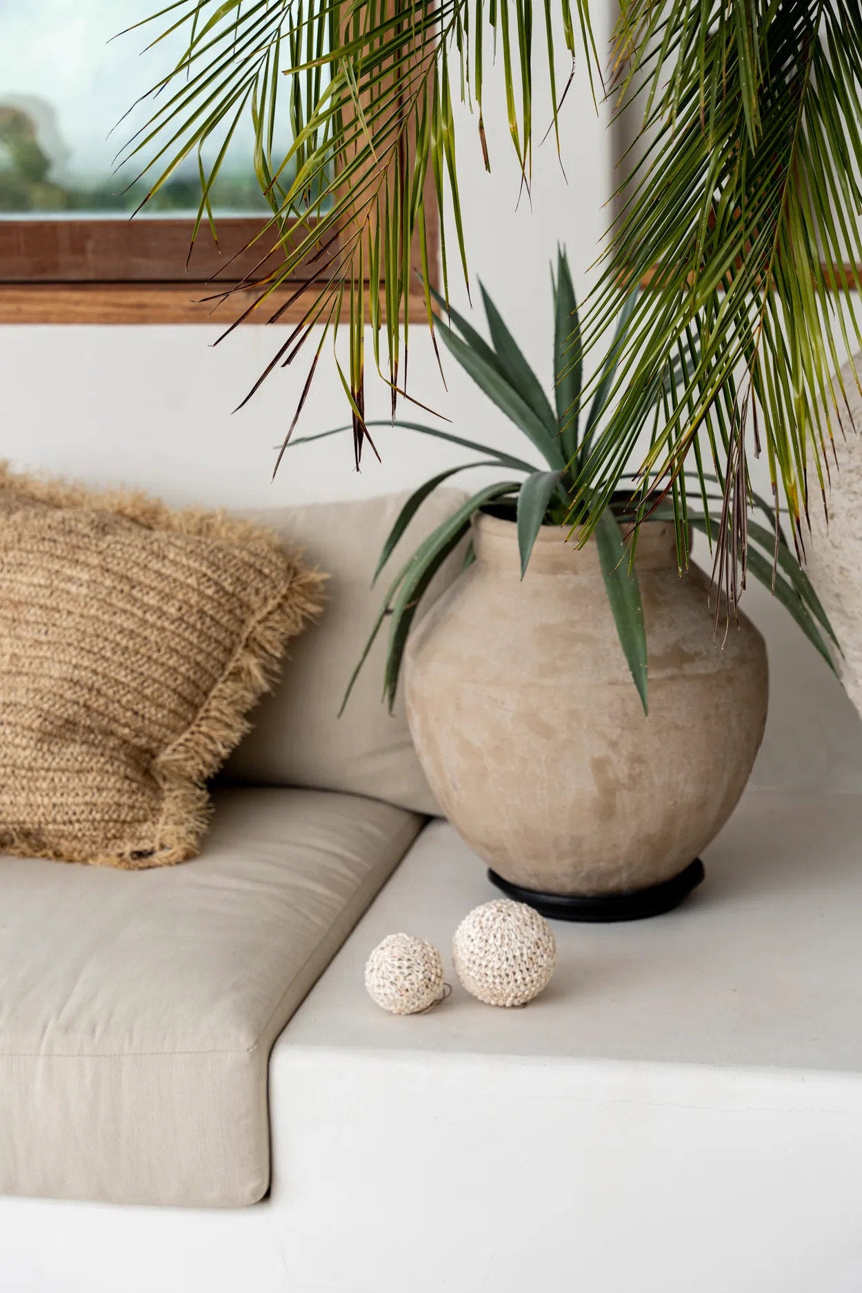 Decoratiebal Boonna Wit - Afbeelding 2
