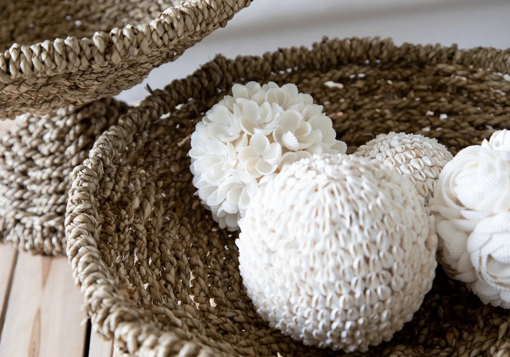 Decoratiebal Boonna Wit - Afbeelding 3