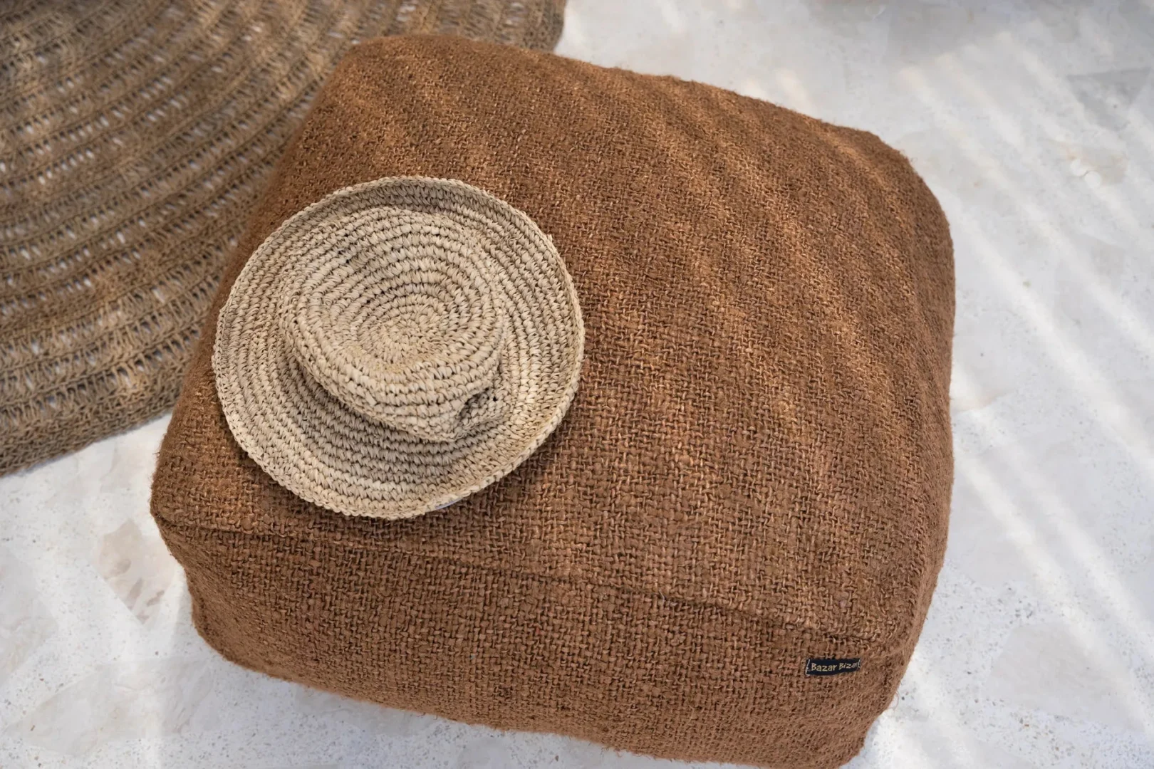 Decoratie Keilvor Zeegras Naturel - Afbeelding 3