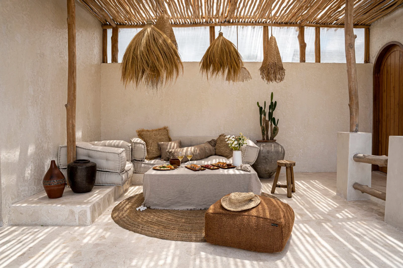 Decoratie Keilvor Zeegras Naturel - Afbeelding 7