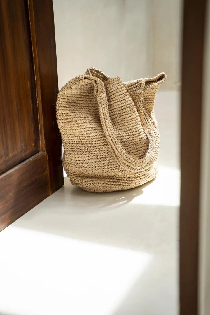 Tas Klormine Raffia Naturel - Afbeelding 5