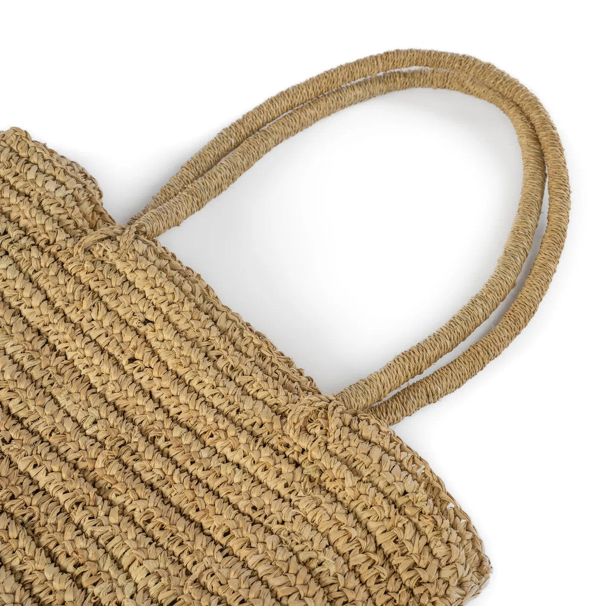 Tas Skiessak Raffia Naturel - Afbeelding 5