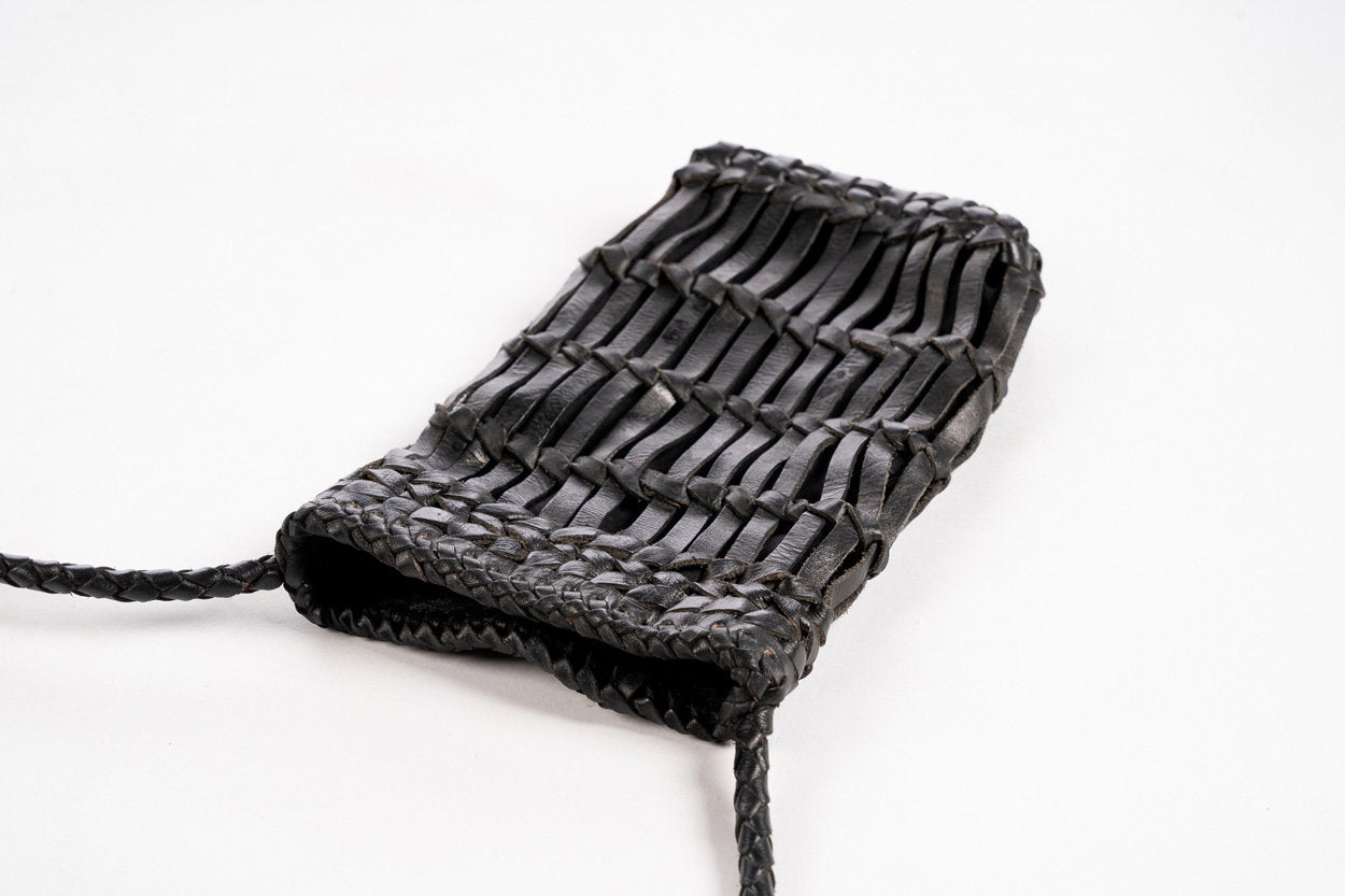 Woonaccessoire Gensio Leer Zwart - Afbeelding 3