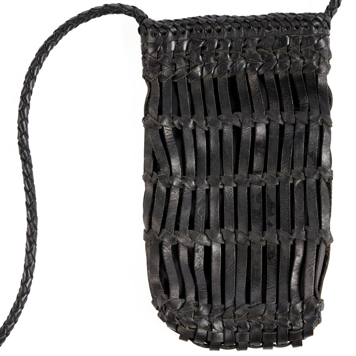 Woonaccessoire Gensio Leer Zwart - Afbeelding 4