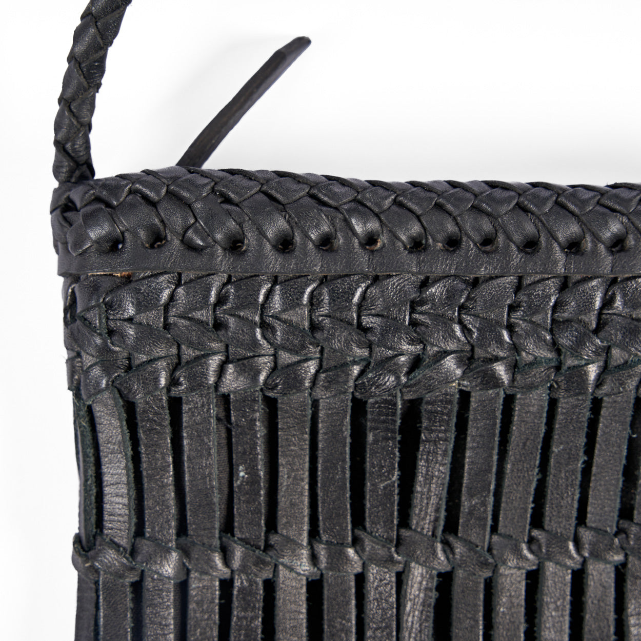 Tas Greilve Leer Zwart - Afbeelding 4