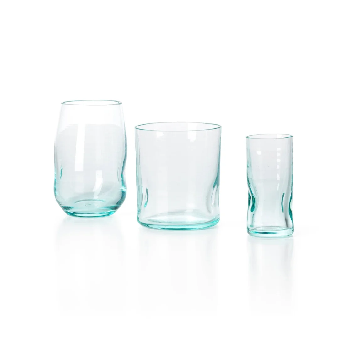 Shotglas Haarmos Glas Blauw - Afbeelding 6