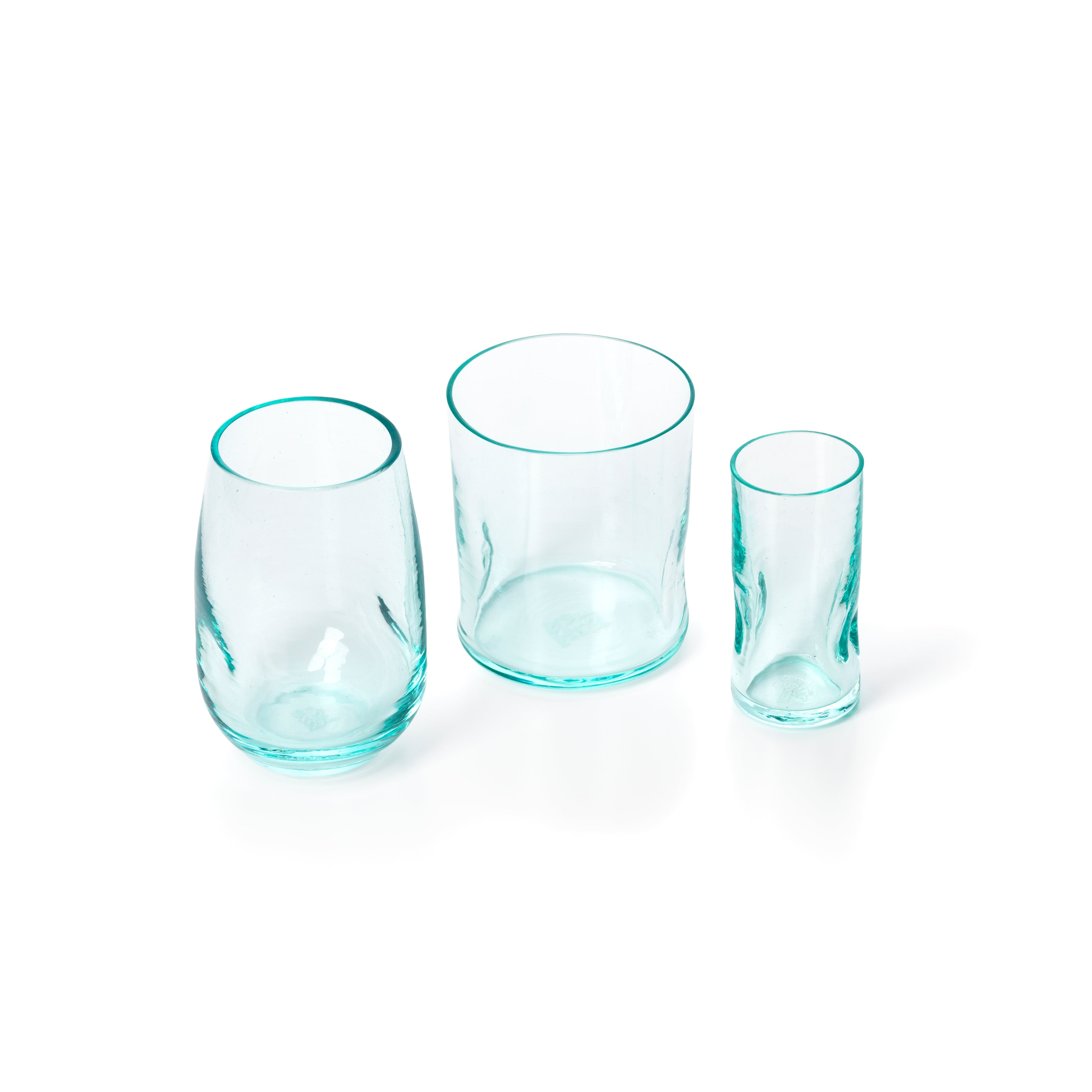 Shotglas Haarmos Glas Blauw - Afbeelding 7