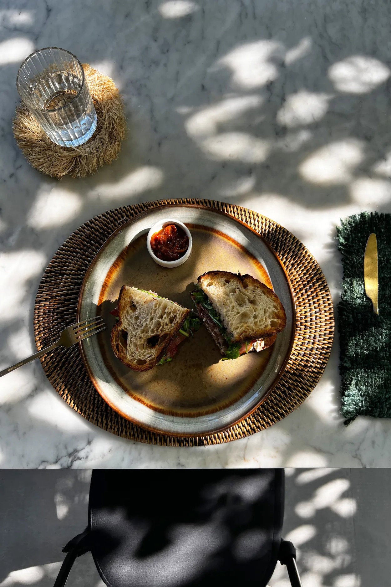 Placemat Poosesta Rotan Naturel - Afbeelding 3