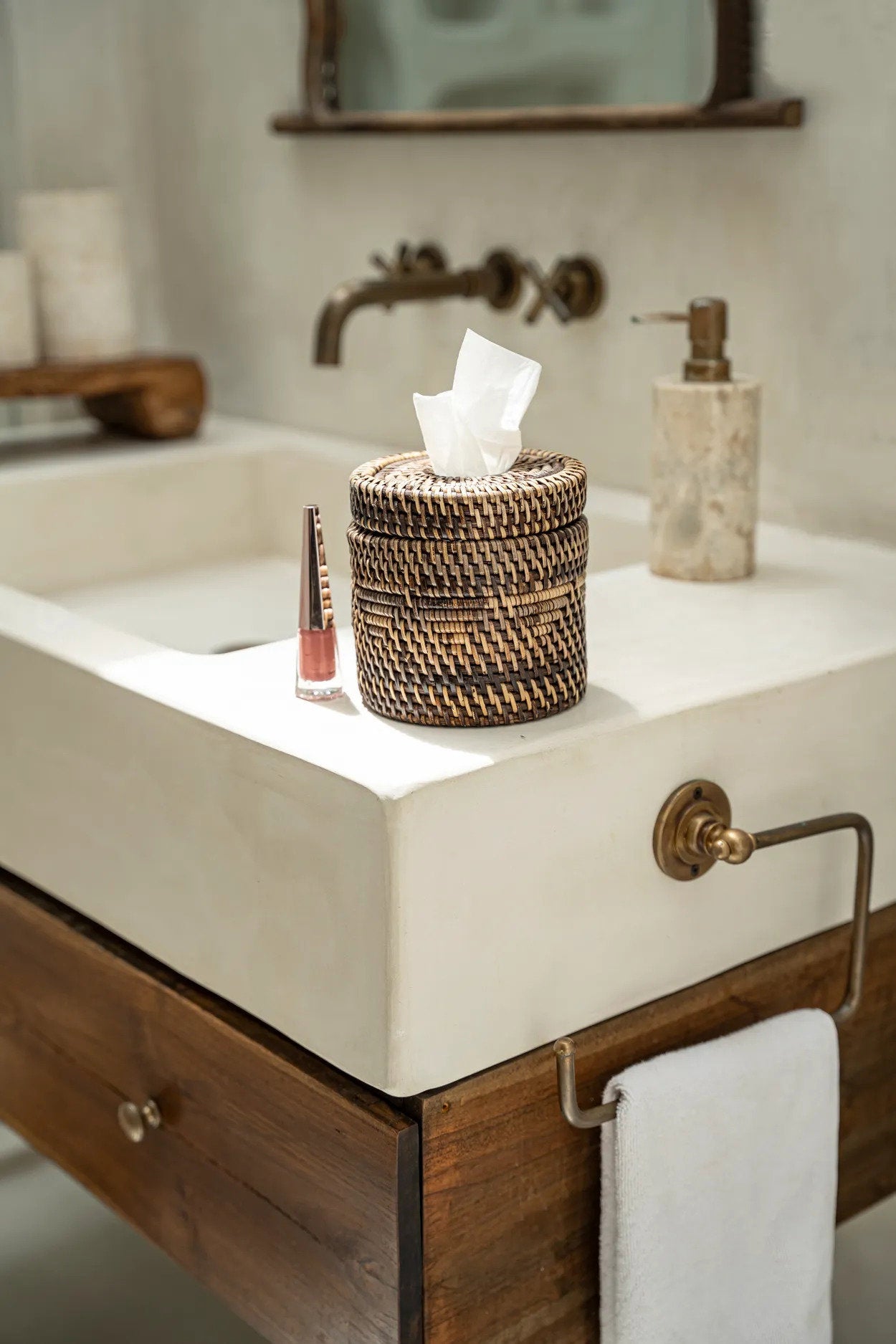 Tissuebox Grernone Rotan Naturel - Afbeelding 2