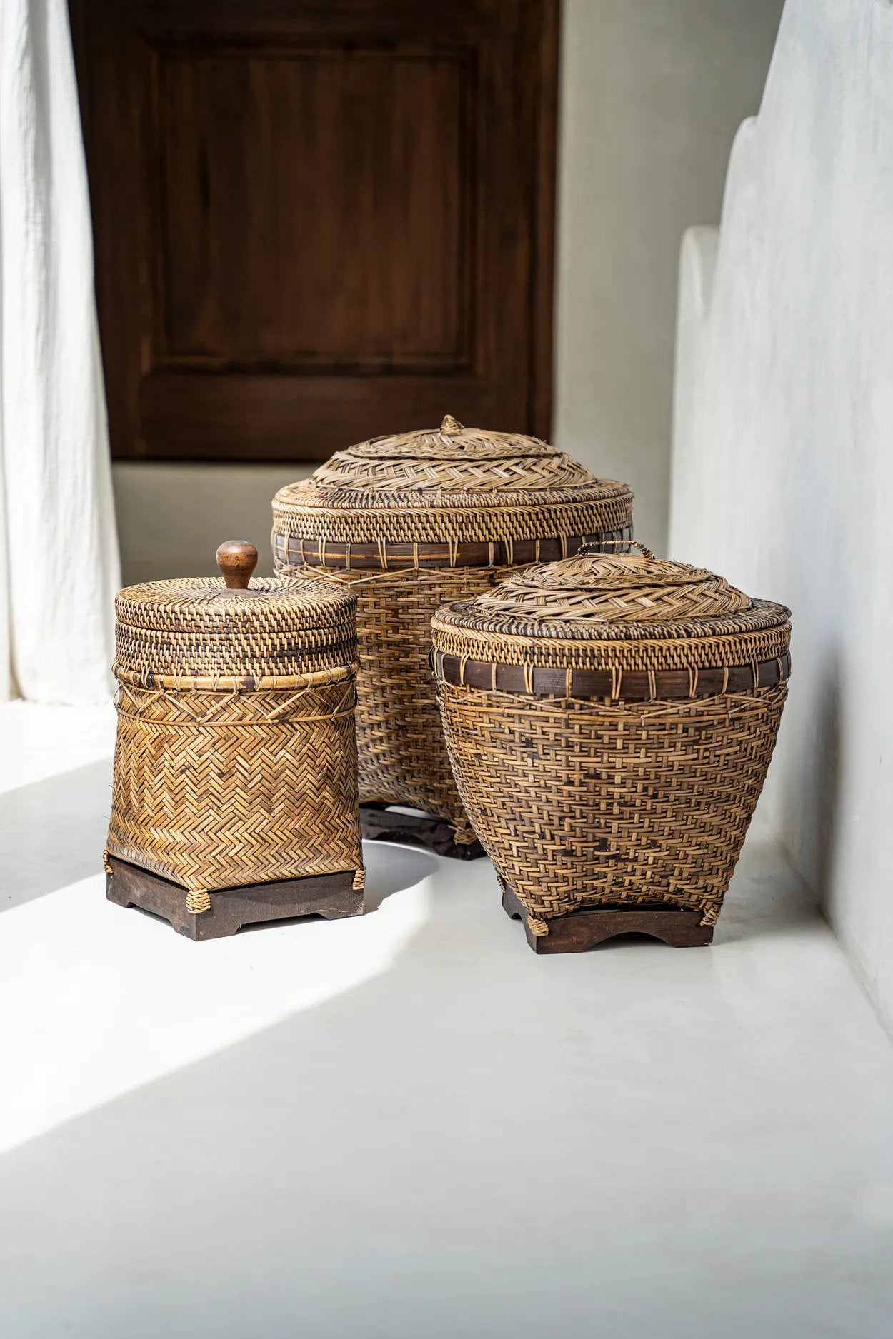 Opbergmand Faskero Rotan Naturel - Afbeelding 4