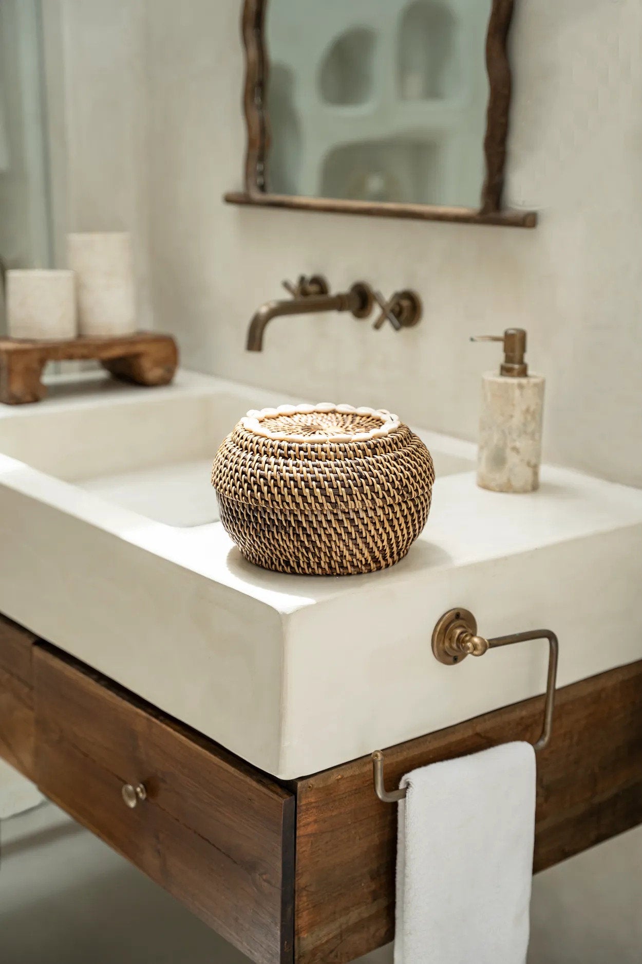 Mand Maurmaro Rotan Naturel - Afbeelding 2