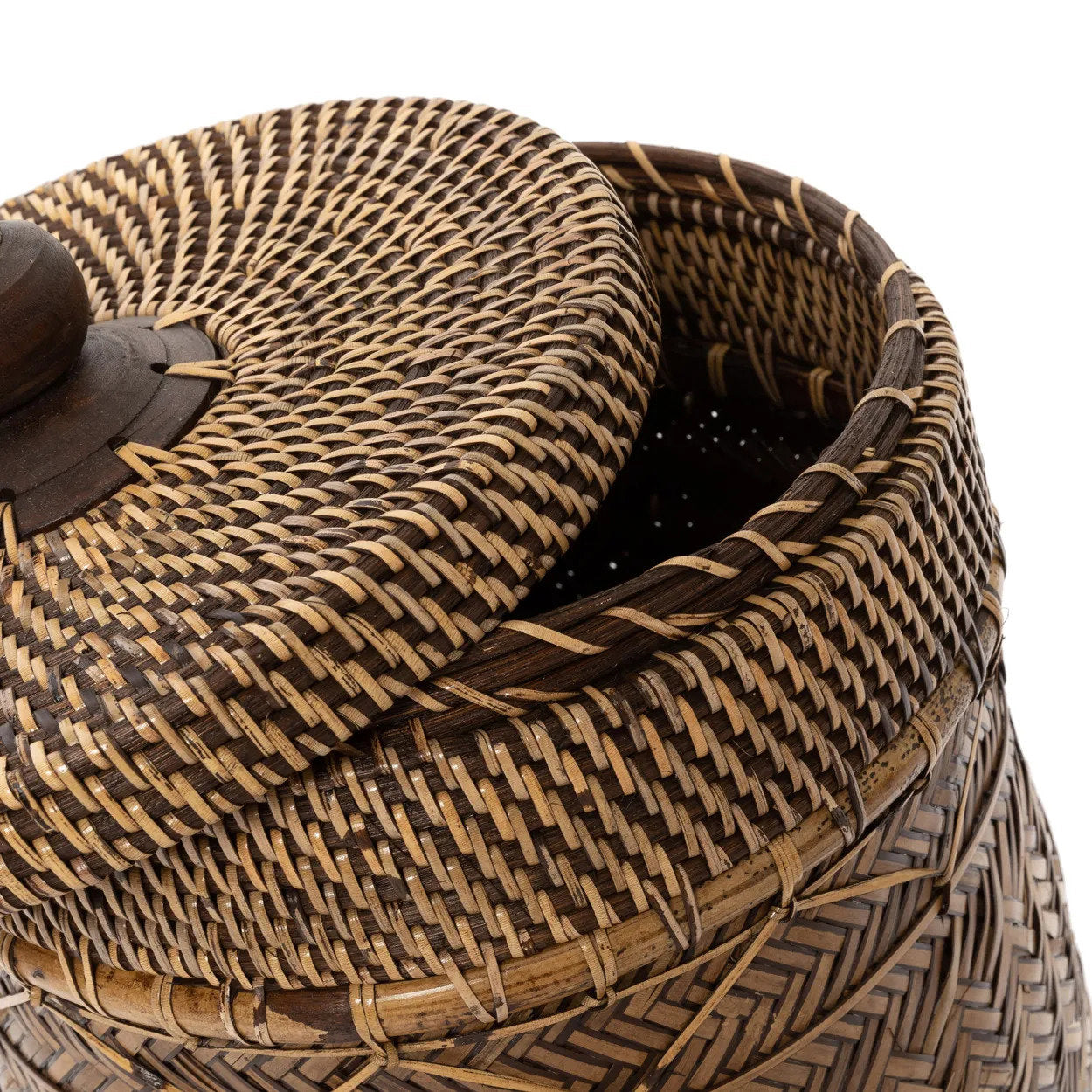 Prullenbak Cauvona Rotan Naturel - Afbeelding 5