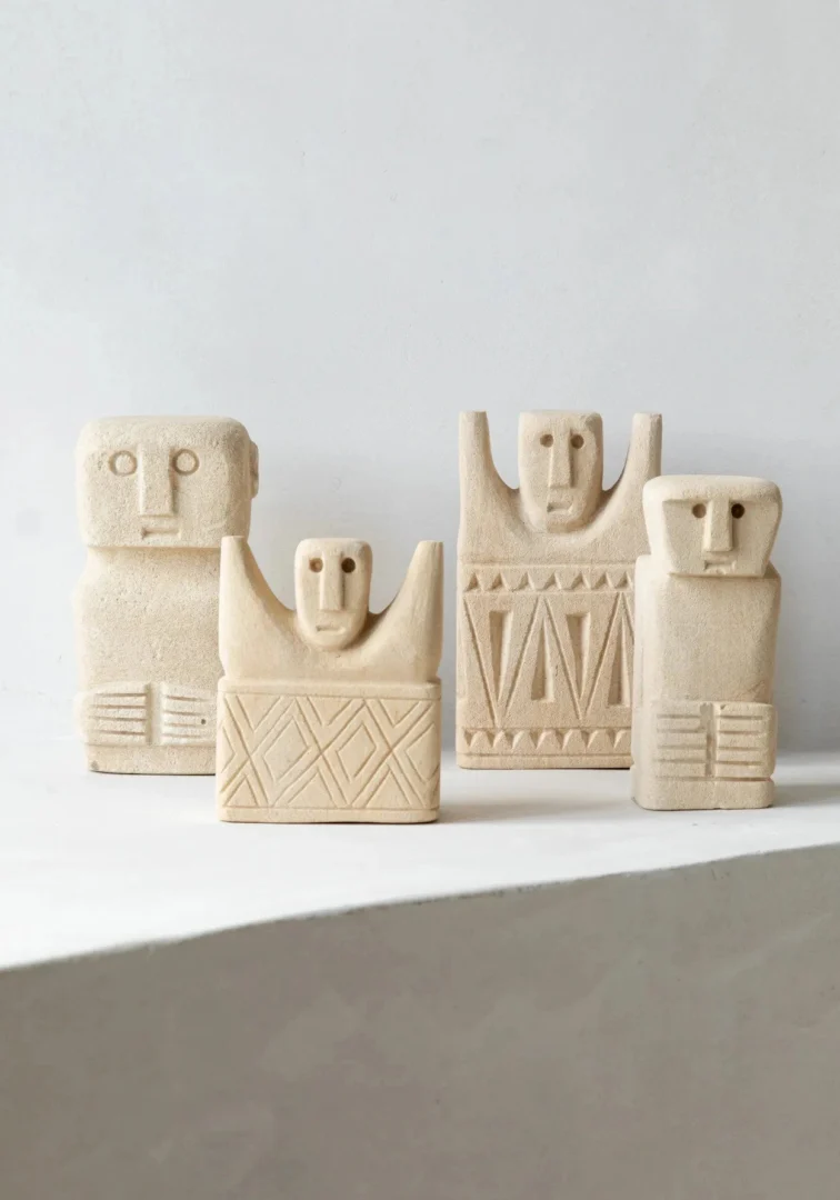 Beeld Faanio Steen Naturel - Afbeelding 4