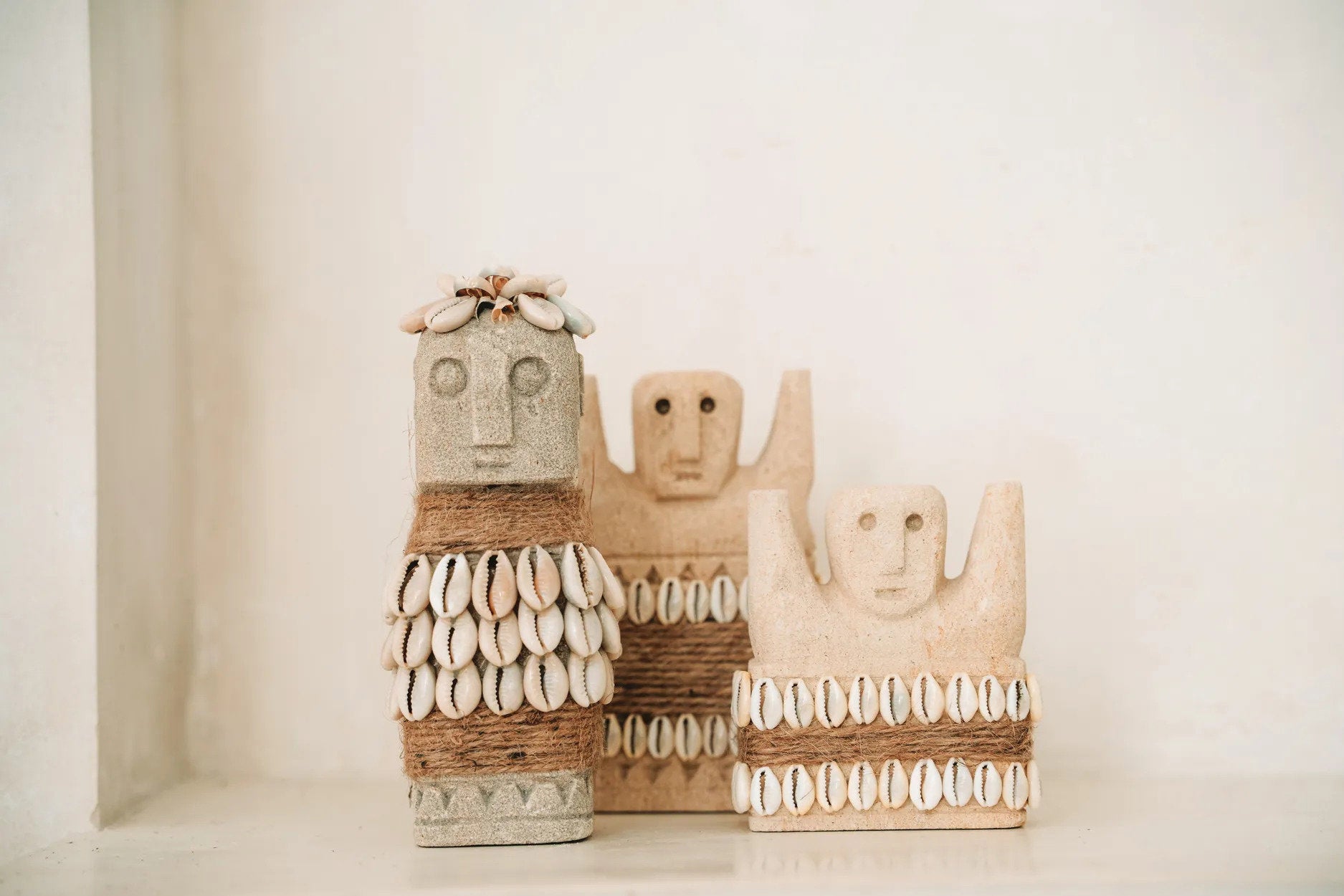 Beeld Tolvia Steen Naturel - Afbeelding 2