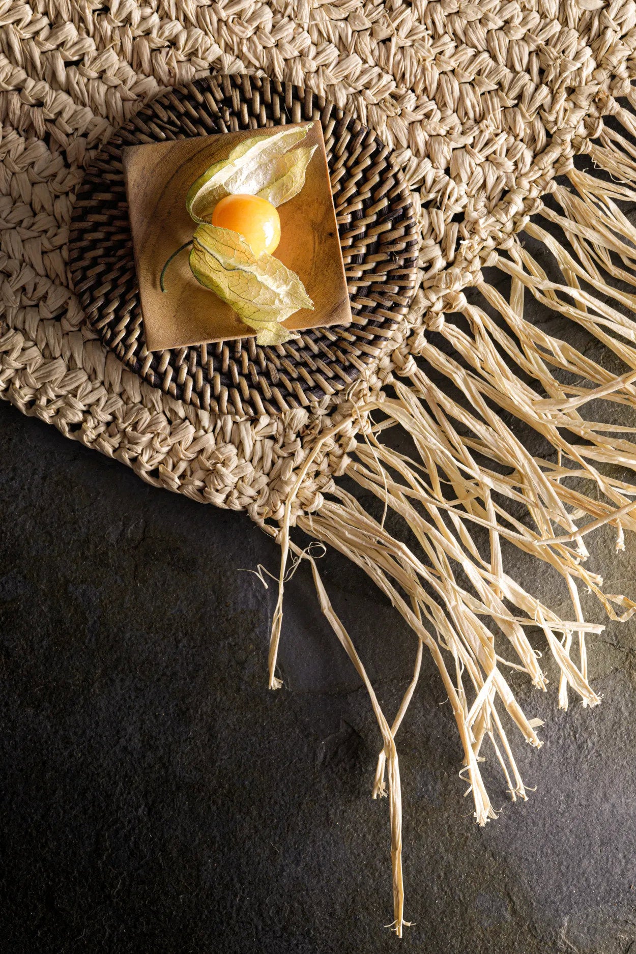 Placemat Ruvel Raffia Naturel - Afbeelding 3