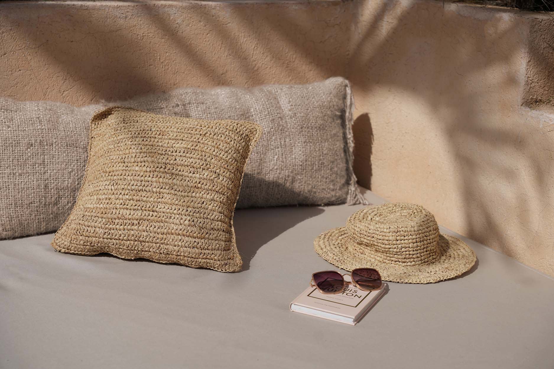 Kussenhoes Kleilvon Naturel 40x40 cm - Afbeelding 2