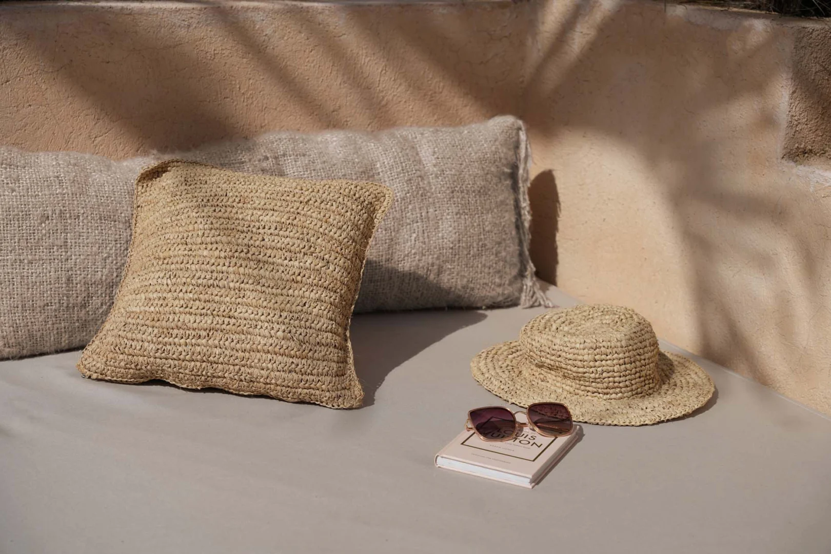 Kussenhoes Kleilvon Naturel 40x40 cm - Afbeelding 2