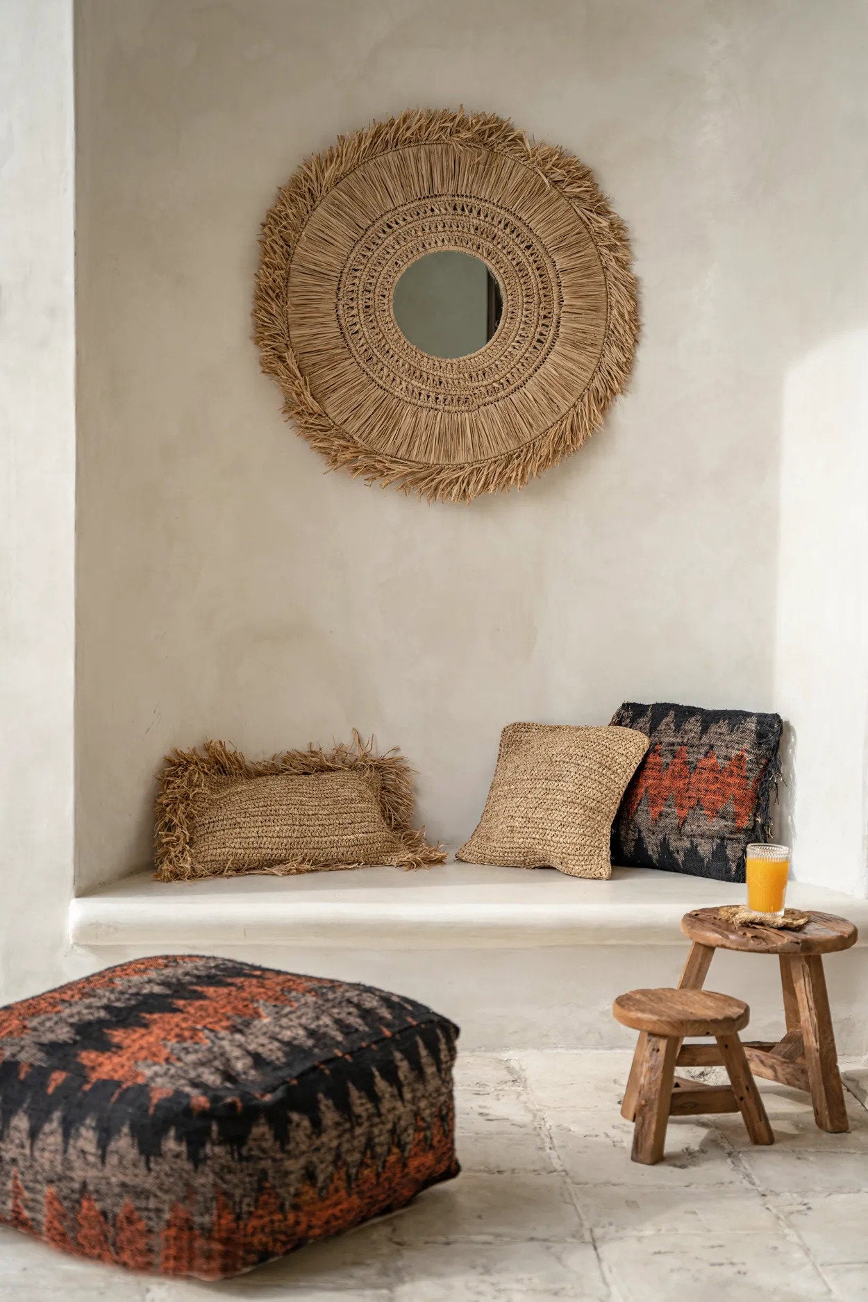 Kussenhoes Kleilvon Naturel 40x40 cm - Afbeelding 6