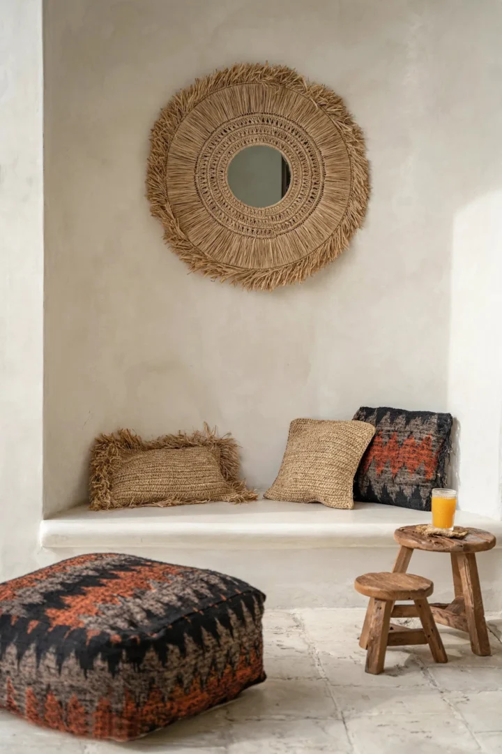 Kussenhoes Kleilvon Naturel 40x40 cm - Afbeelding 6