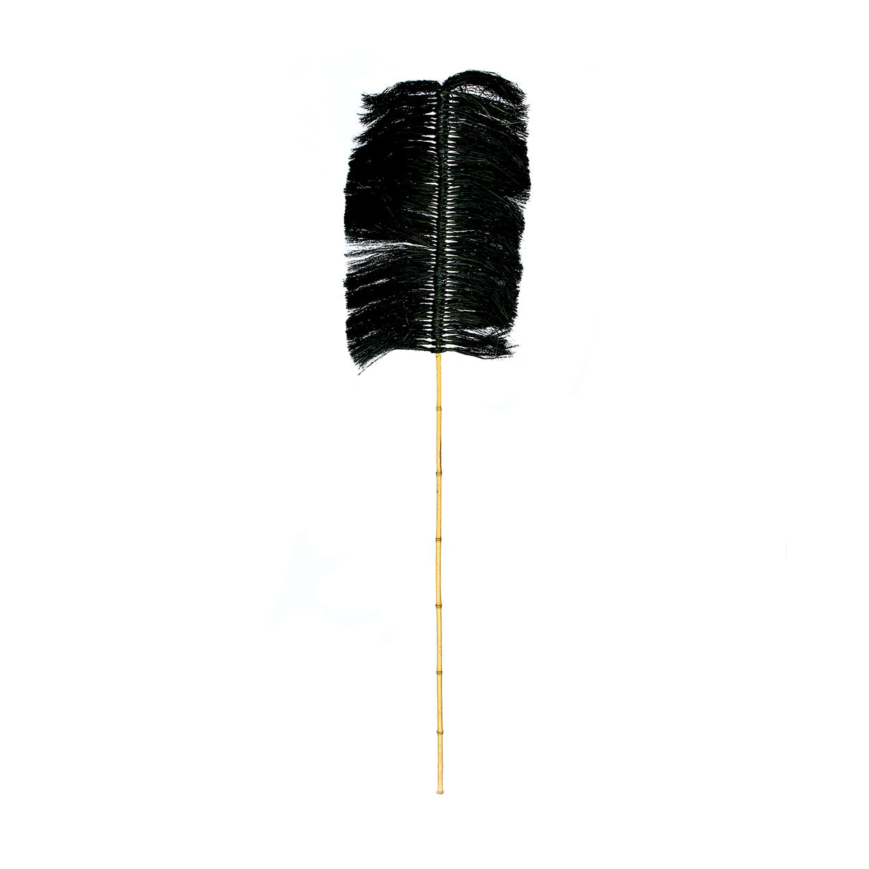 Kunstbloem Poodel Raffia Zwart