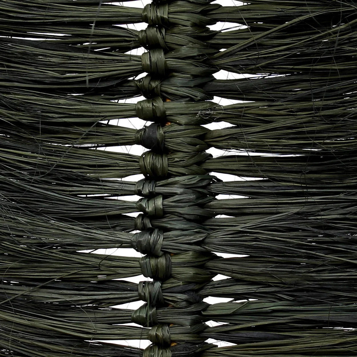 Kunstbloem Poodel Raffia Zwart - Afbeelding 4