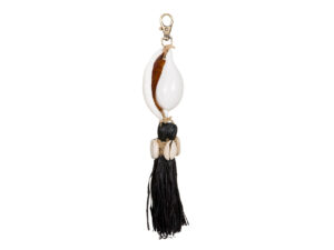 Sleutelhanger Skoonda Raffia Zwart