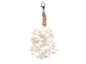 Sleutelhanger Giskello Zeegras Wit