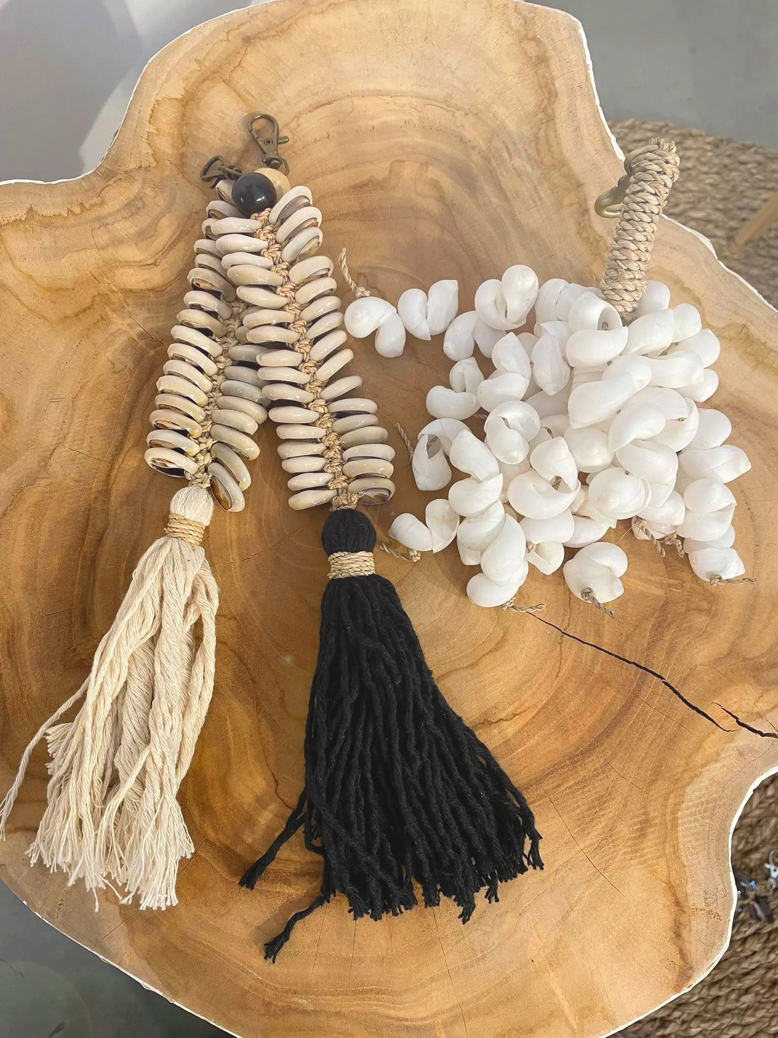 Sleutelhanger Giskello Zeegras Wit - Afbeelding 3