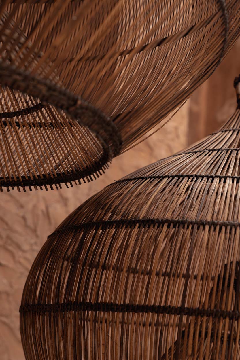 Hanglamp Zievang Rotan - Afbeelding 4