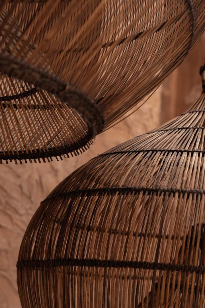 Hanglamp Zievang bruin rotan – foto 4