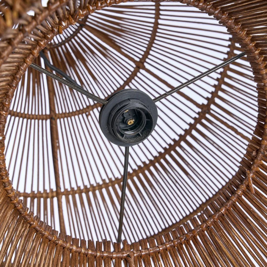 Hanglamp Zievang bruin rotan – foto 6