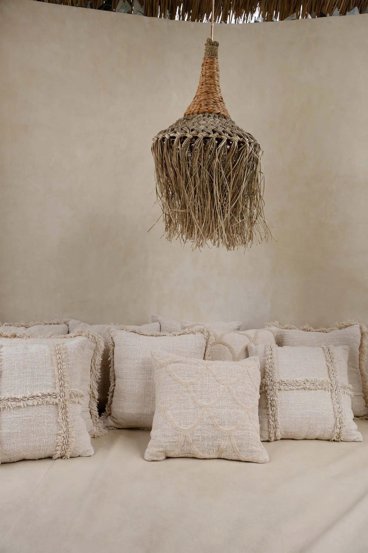 Kussenhoes Hooskaro Naturel 50x50 cm - Afbeelding 2