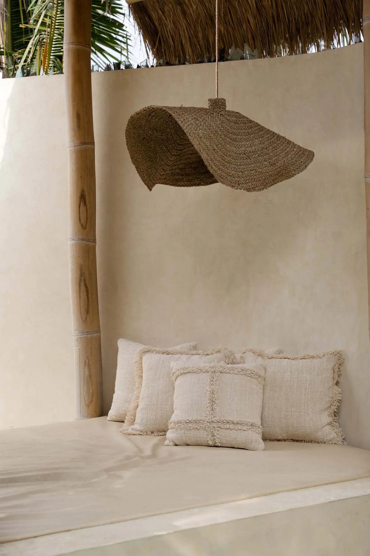 Kussenhoes Hooskaro Naturel 50x50 cm - Afbeelding 5