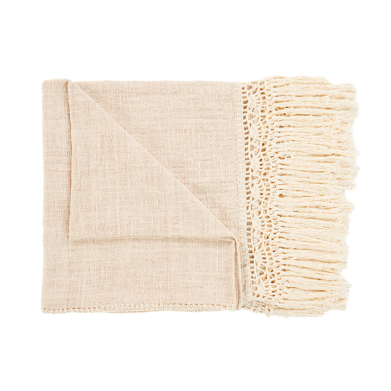 Bedsprei Daabira Naturel