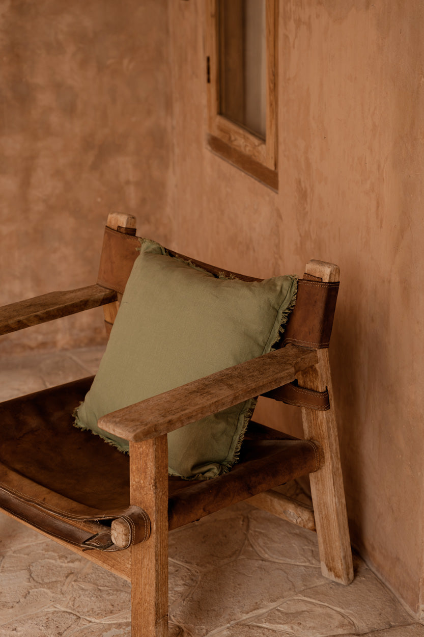 Kussenhoes Meerol Groen 50x50 cm - Afbeelding 4