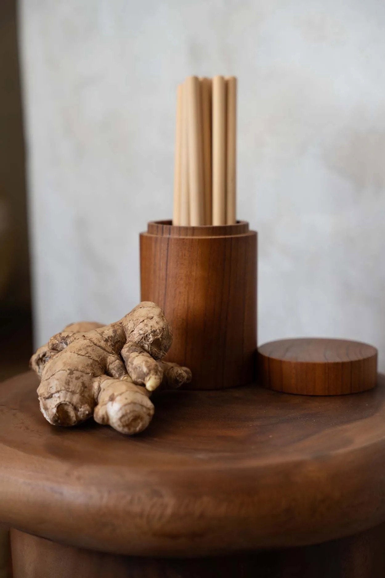 Servies Kaarnello Bamboe Naturel - Set van 10 - Afbeelding 3