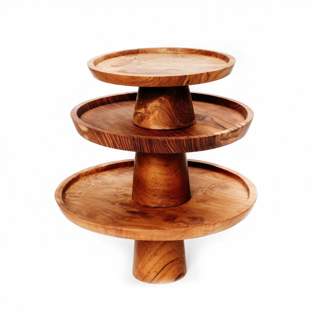 Schaal Flikoro Teak Naturel - Afbeelding 6