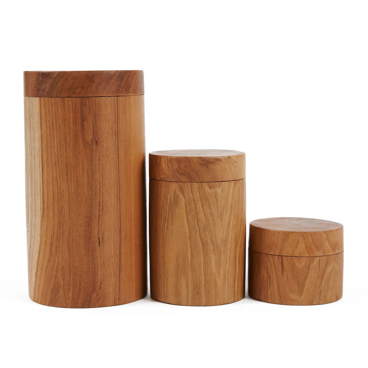 Teakwortelpot Portland Teak Naturel H12 cm - Afbeelding 9