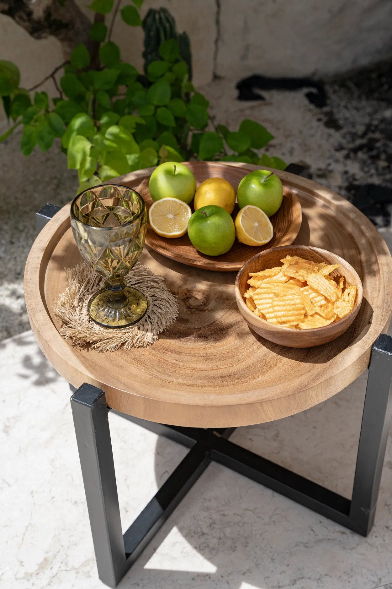 Teakwortelbord Fleirun Naturel - Afbeelding 4