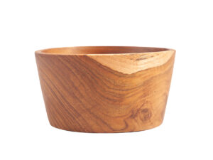 Snackkom Vootel Teak Naturel