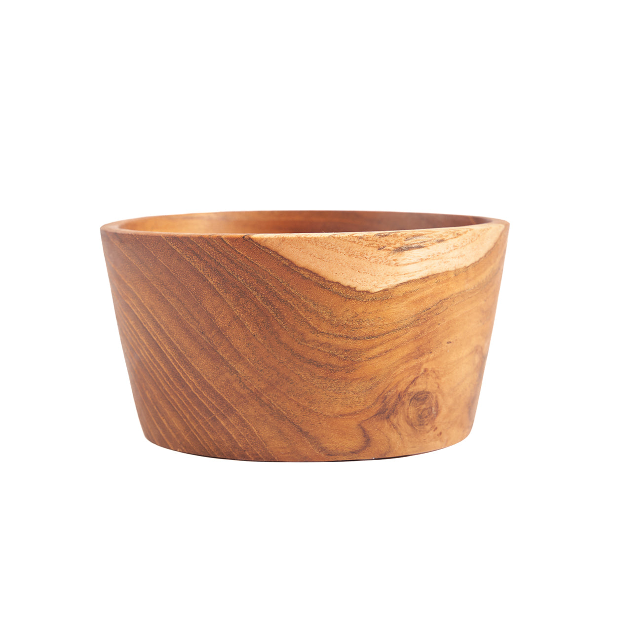 Snackkom Vootel Teak Naturel