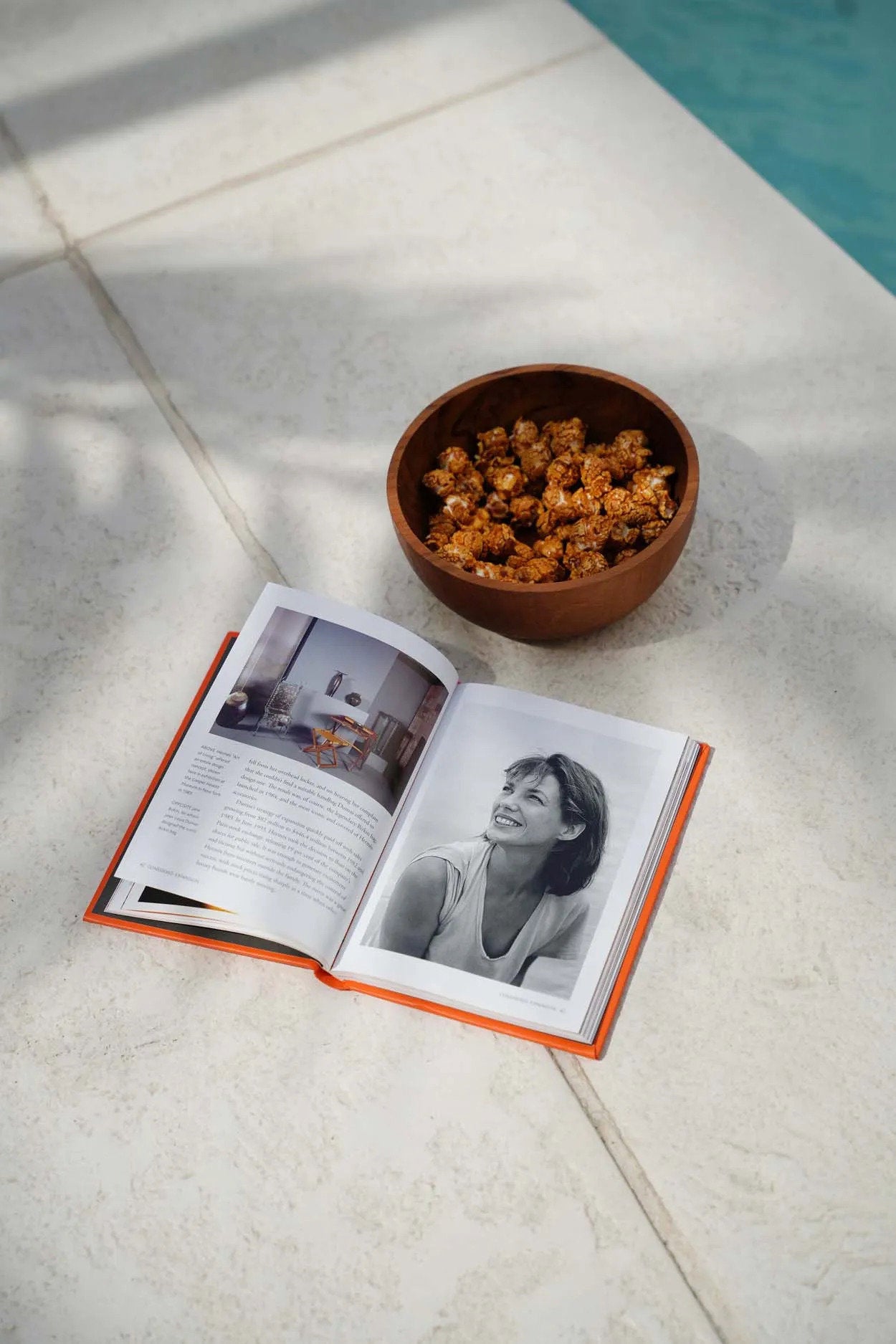 Snackkom Funas Teak Naturel - Afbeelding 2