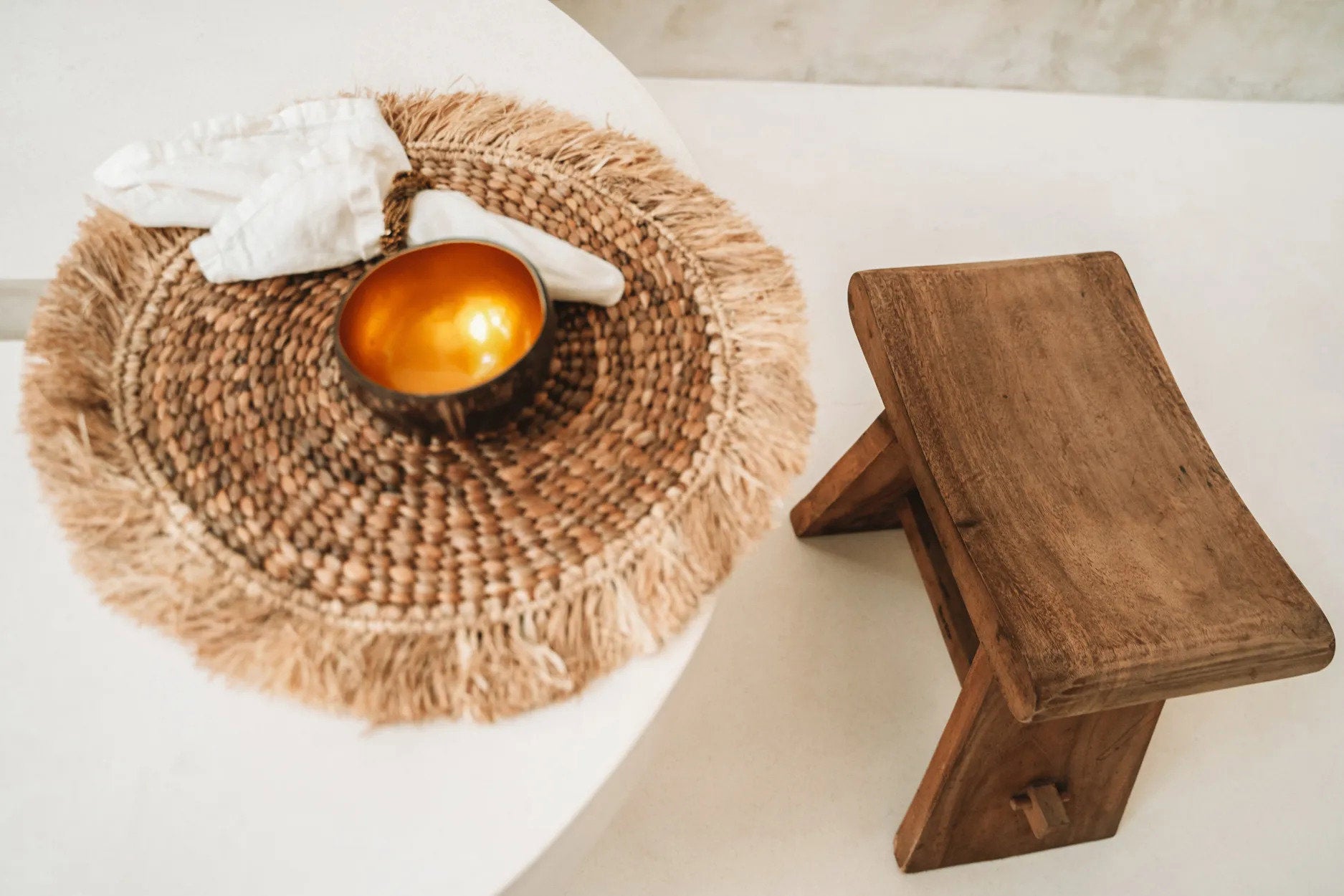 Placemat Klamik Waterhyacint Naturel - Afbeelding 2