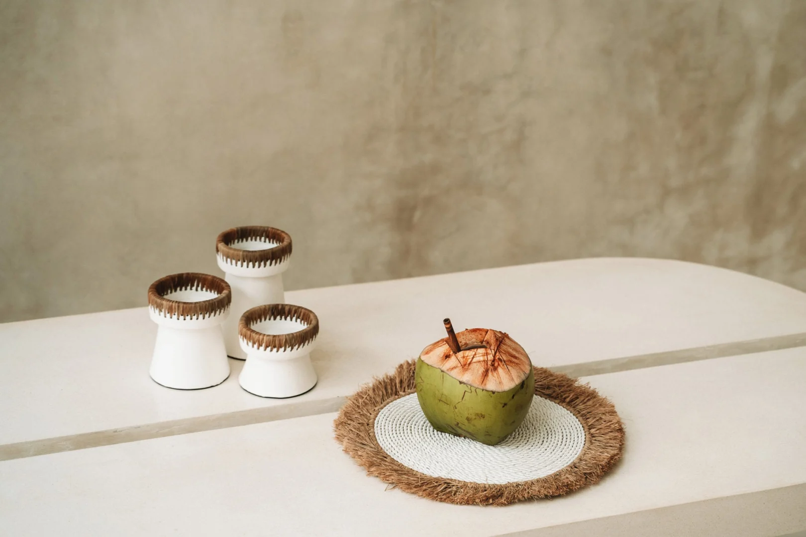 Placemat Caadum Waterhyacint Naturel - Afbeelding 2