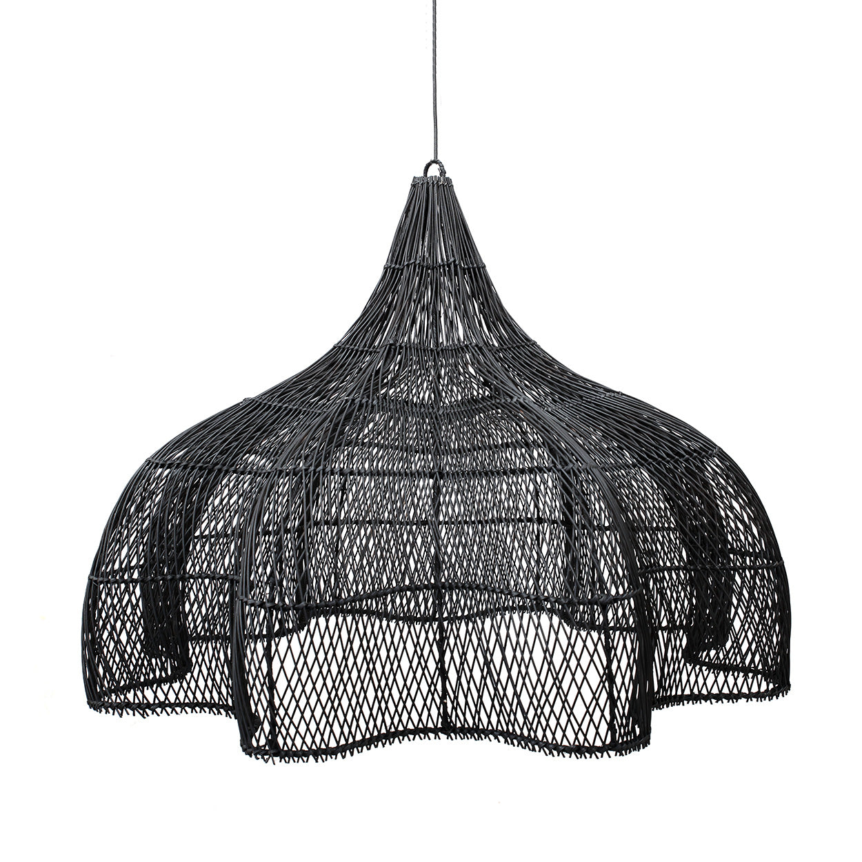 Decoratiehanger Ceesos Rotan Zwart