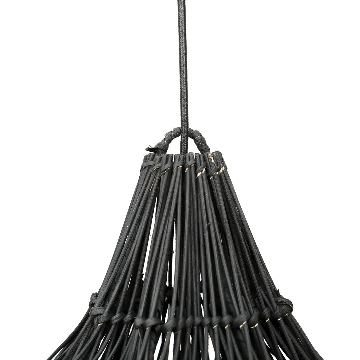 Decoratiehanger Ceesos Rotan Zwart - Afbeelding 4