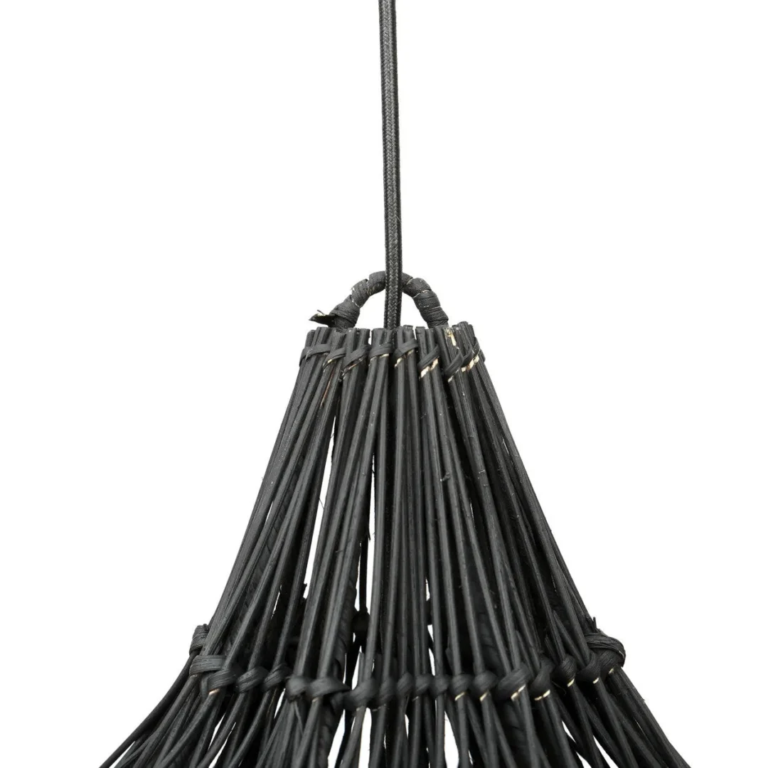 Decoratiehanger Ceesos Rotan Zwart - Afbeelding 4