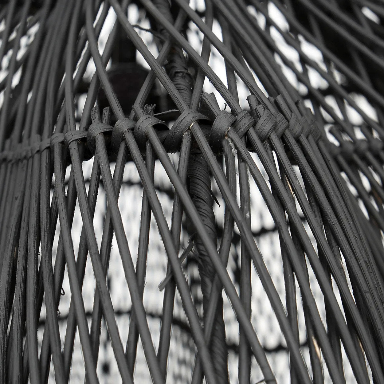Decoratiehanger Ceesos Rotan Zwart - Afbeelding 6