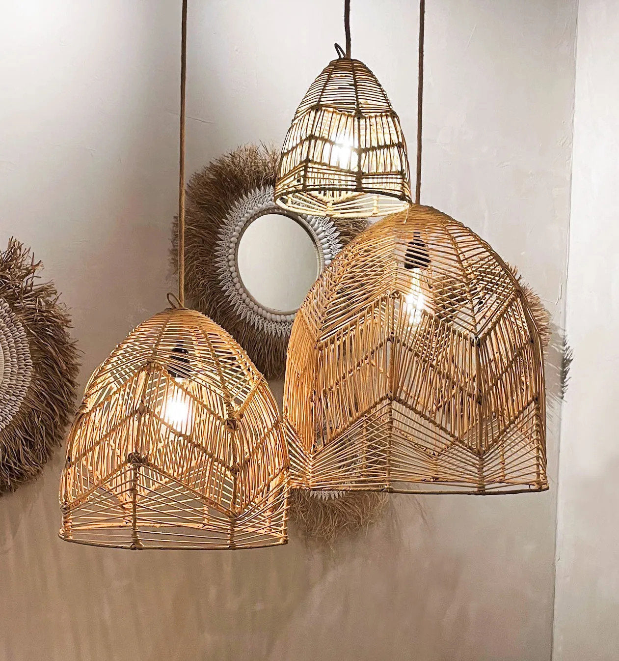 Hanglamp Catine Rotan - Afbeelding 4